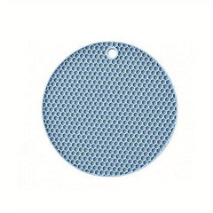 Round Silicone Potholder Trivets Mats Heat Insulation Pad Anti-scalding