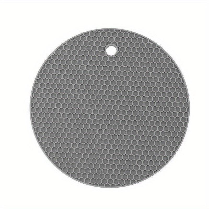 Round Silicone Potholder Trivets Mats Heat Insulation Pad Anti-scalding