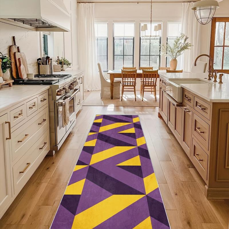 2'X10' Abstract Runner Rug Gothic Halloween