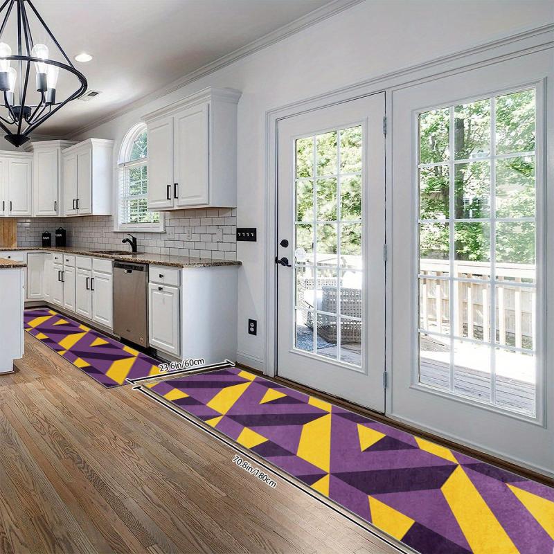2'X10' Abstract Runner Rug Gothic Halloween
