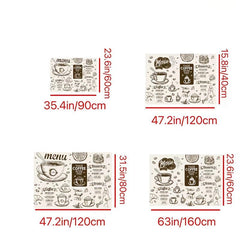 Coffee Kitchen Printed Anti slip Carpet Mat