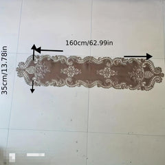 Polyester Table Runner European Embroidered Tablecloth