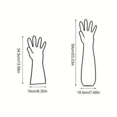 50pcs Disposable Extended Gloves for Dishwashing & Kitchen Supplies