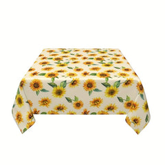 Floral Printed PVC Tablecloth Waterproof Table Cover Home Decor