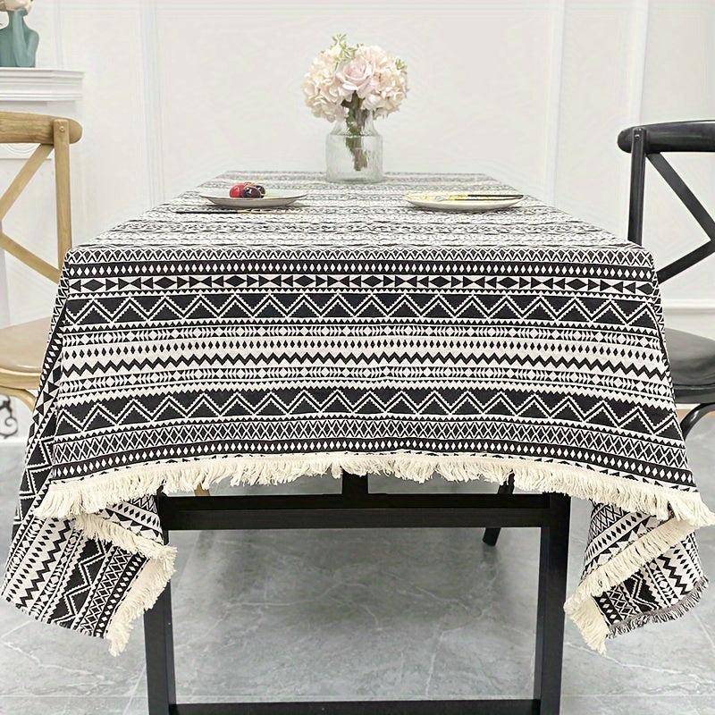 Waterproof Bohemian Tablecloth for Home Picnics Weddings