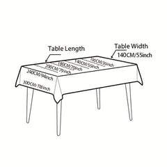 Waterproof Bohemian Tablecloth for Home Picnics Weddings
