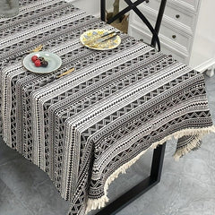 Waterproof Bohemian Tablecloth for Home Picnics Weddings