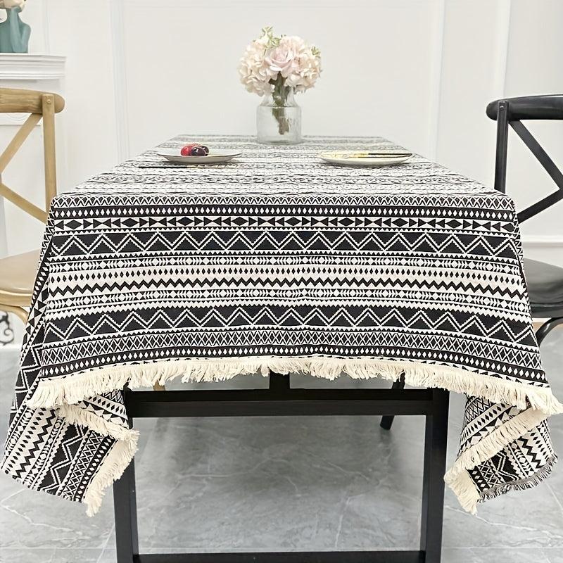 Waterproof Bohemian Tablecloth for Home Picnics Weddings