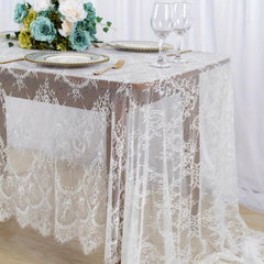 Vintage Lace Tablecloth 152x304.8cm Embroidery Anti-scalding Table Cover