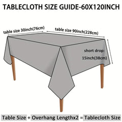 Vintage Lace Tablecloth 152x304.8cm Embroidery Anti-scalding Table Cover