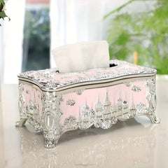 Castle Tissue Box Holder for Living Room Dining KTV