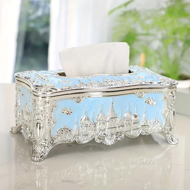 Castle Tissue Box Holder for Living Room Dining KTV