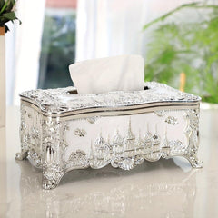Castle Tissue Box Holder for Living Room Dining KTV