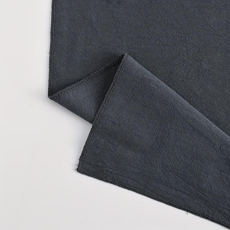 6pcs Cotton Square Napkin Solid Skin friendly Embossed Absorbent Linen Napkins