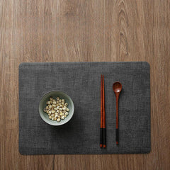 Leather Placemat Rectangular Table Mat Double Side Dining Pads Nordic Home Decor