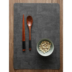 Leather Placemat Rectangular Table Mat Double Side Dining Pads Nordic Home Decor