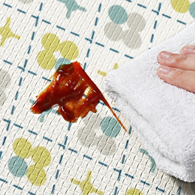 1pc PU Kitchen Mat Cushioned Anti Fatigue Comfort Mat Non Slip Kitchen Rug Set