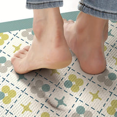 1pc PU Kitchen Mat Cushioned Anti Fatigue Comfort Mat Non Slip Kitchen Rug Set