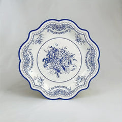 8pcs Flower Porcelain Disposable Party Paper Plate