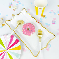 4 Pcs 28 96 Cm Rectangle Paper Plates Disposable Tableware