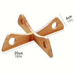Wood Trivet Heat Resistant Pot Holder Bowl Coaster Kitchen Table Decor