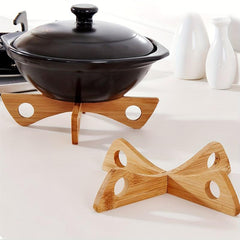 Wood Trivet Heat Resistant Pot Holder Bowl Coaster Kitchen Table Decor