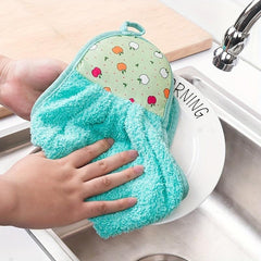 4pcs Scouring Pad Square Dish Cloths Lightweight Quick Drying Cleaning Rag