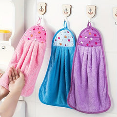 4pcs Scouring Pad Square Dish Cloths Lightweight Quick Drying Cleaning Rag