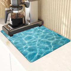 Natural Texture Drainage Pad for Kitchen and Bathroom