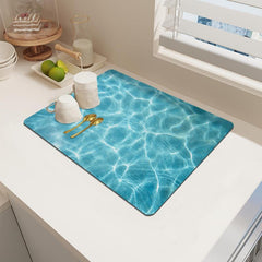 Natural Texture Drainage Pad for Kitchen and Bathroom