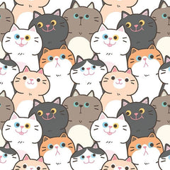 Funny Cartoon Cat Apron Waterproof Kitchen Cooking Baking