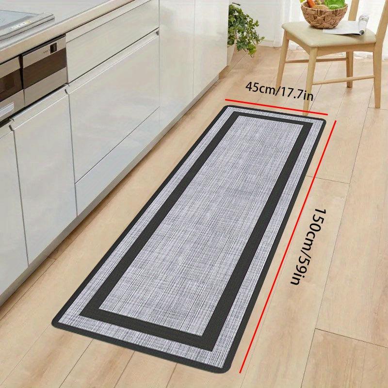 Geometric Floor Mat Soft Laundry Room Rug Non Slip Washable Runner Kitchen Mat