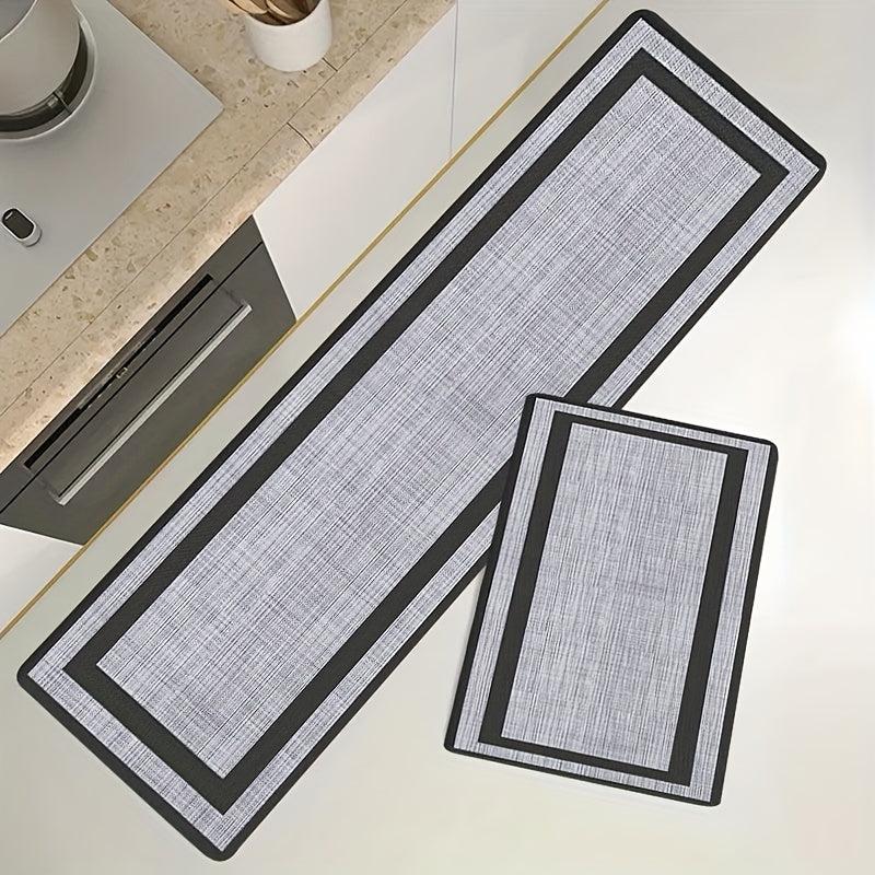 Geometric Floor Mat Soft Laundry Room Rug Non Slip Washable Runner Kitchen Mat
