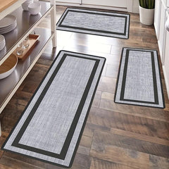 Geometric Floor Mat Soft Laundry Room Rug Non Slip Washable Runner Kitchen Mat
