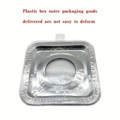 50pcs Aluminum Foil Gas Stove Lining - Disposable Stove Bib Liner