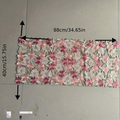 Pastoral Style Flower Embroidered Table Runner Set of 6