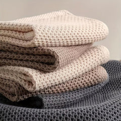 Soft Waffle Weave Dish Towels Absorbent Kitchen Cleaning Towel