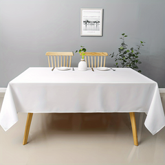 Stain Proof Waterproof Polyester Tablecloth Decorated Washable Fabric Tablecloth