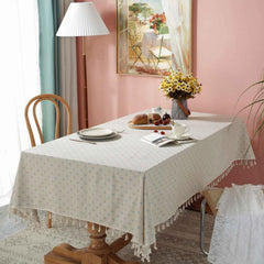 Bohemian Flower Tablecloth for Kitchen Restaurant Picnic Party
