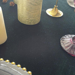 Round Velvet Tablecloth Table Cover For Weddings Parties Baby Showers And Events