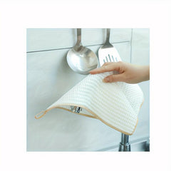 5pcs Scouring Pad Square Cleaning Towel Dish Cloth for Sink Antibacterial