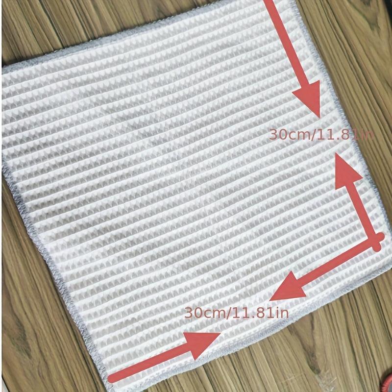 5pcs Scouring Pad Square Cleaning Towel Dish Cloth for Sink Antibacterial