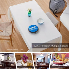 Polyester Table Cloth Spill Proof Wrinkle Resistant Washable Table Cover
