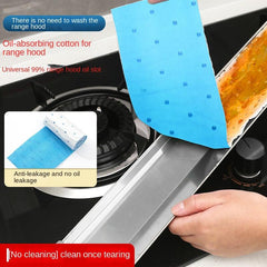 5pcs Kitchen Range Hood Absorbing Filter Paper Pad
