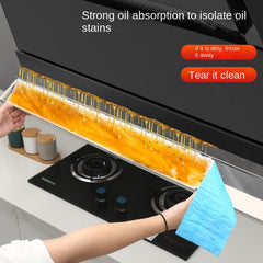 5pcs Kitchen Range Hood Absorbing Filter Paper Pad