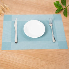 1pc Pvc Placemats Heat Resistant Non Slip Washable Table Mats