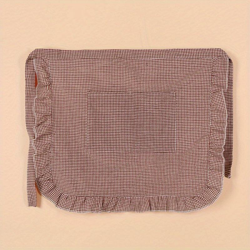 Half Length Chef Apron Hotel Restaurant Waist Apron With Pocket