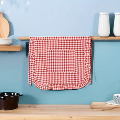 Half Length Chef Apron Hotel Restaurant Waist Apron With Pocket