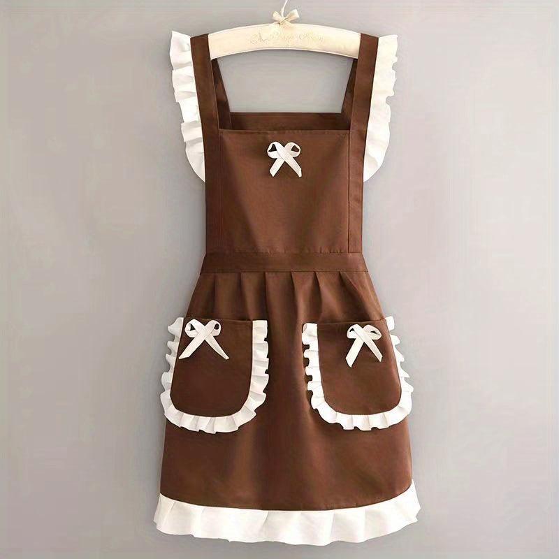 Polyester Apron Unisex Adjustable Household Chef Waiter Barbecue Adult Apron
