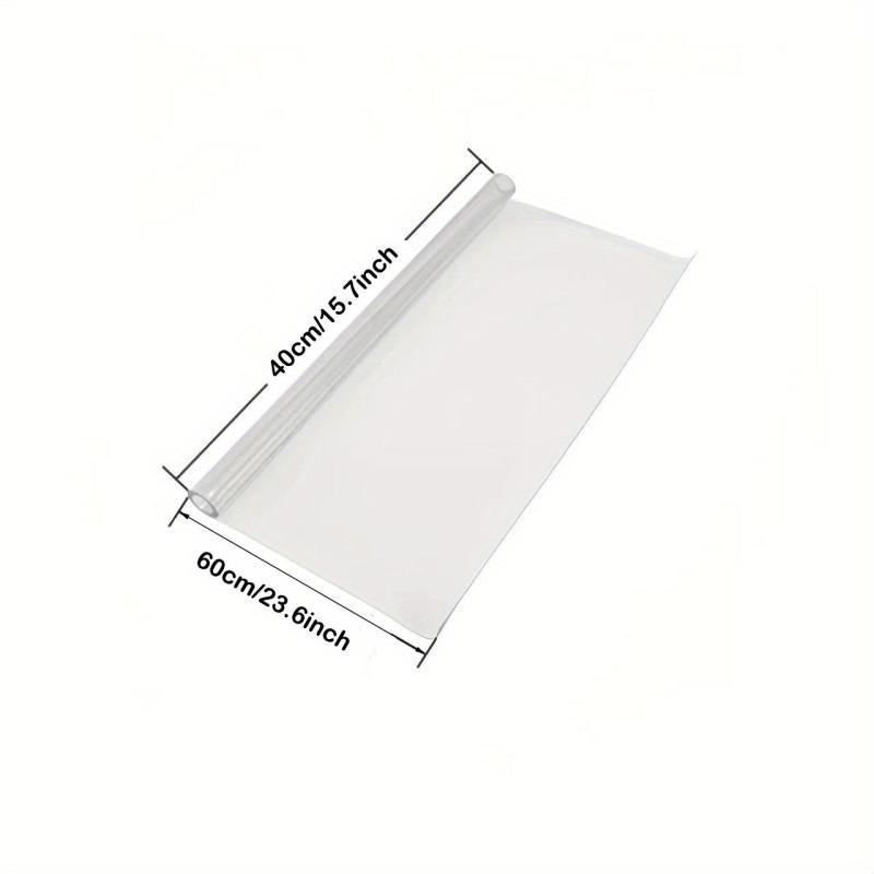 Waterproof Square Tablecloth Crystal Board Plastic Tablecover